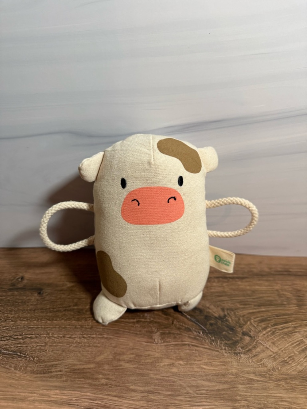 KiwiCo Panda Crate Cow Plush Sound Toy
